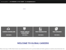 Tablet Screenshot of globalcareers.in